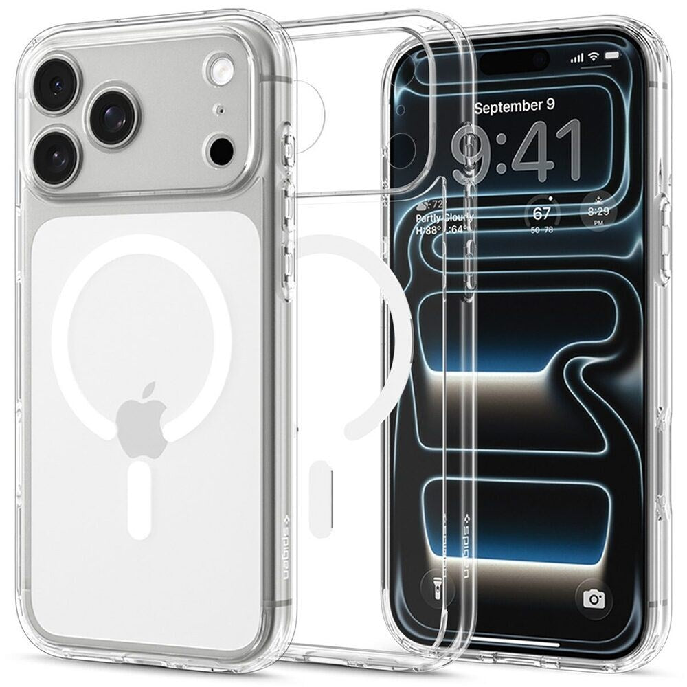 iPhone 18 Pro Max / 17 Pro Max Spigen Ultra Hybrid Case - MagSafe Compatible - Transparent / White