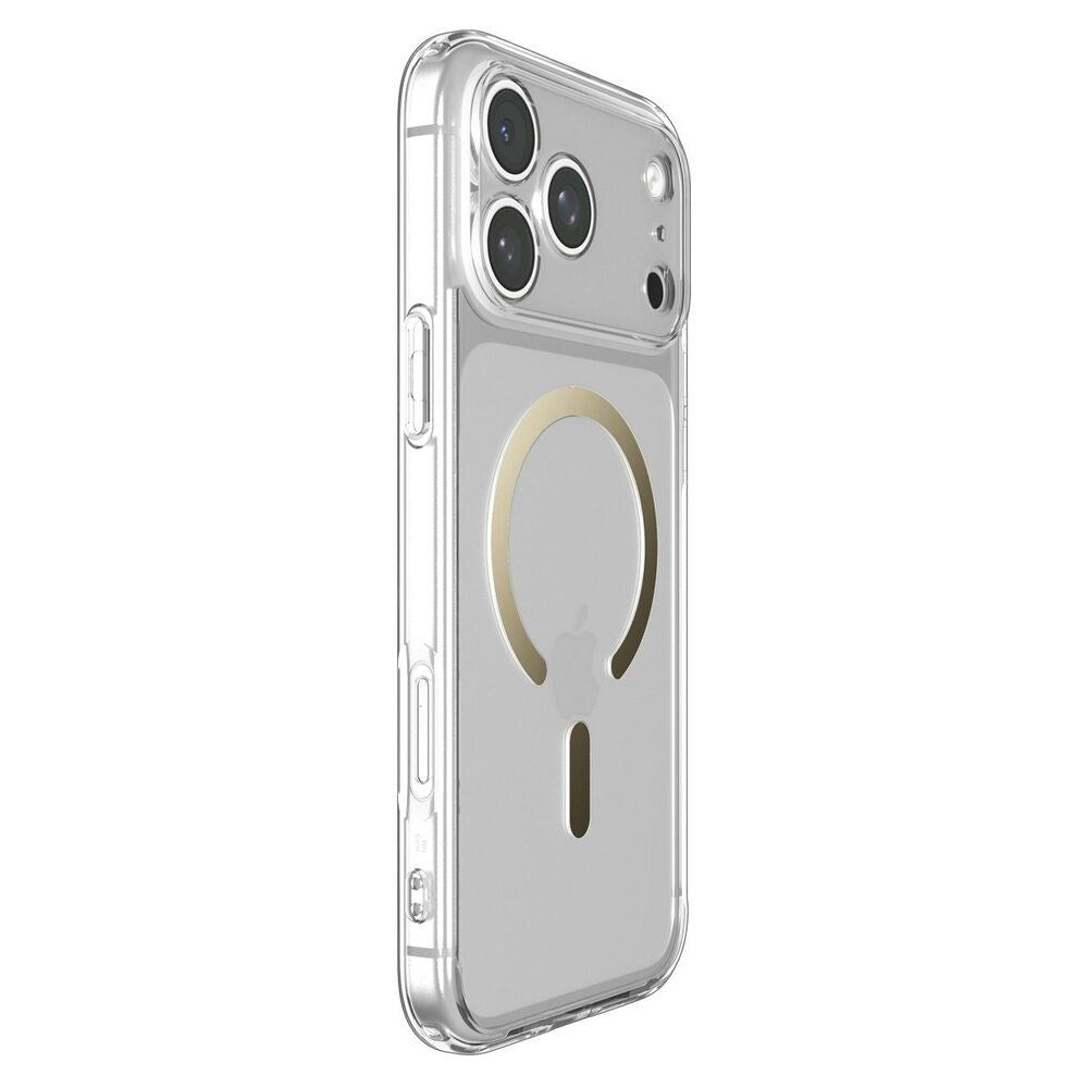 iPhone 18 Pro / 17 Pro Spigen Ultra Hybrid Case - MagSafe Compatible - Transparent / Gold