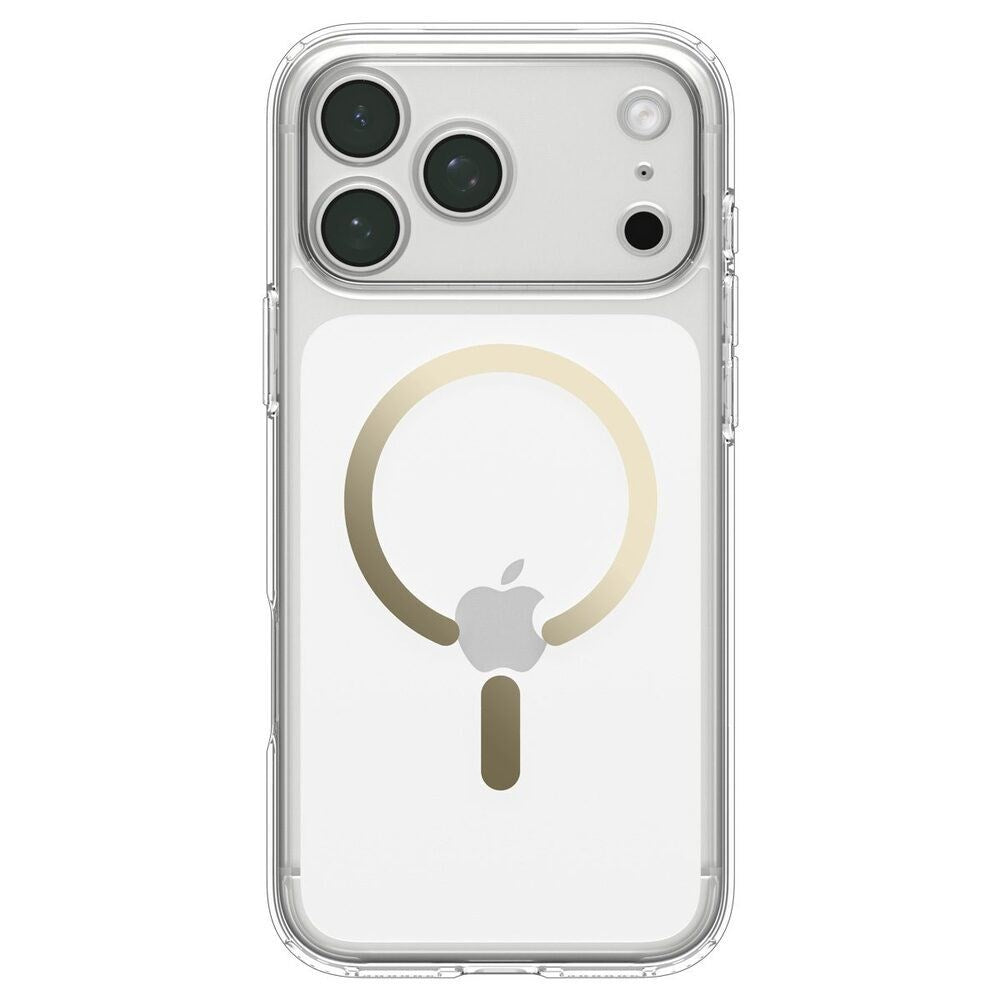 iPhone 18 Pro / 17 Pro Spigen Ultra Hybrid Case - MagSafe Compatible - Transparent / Gold