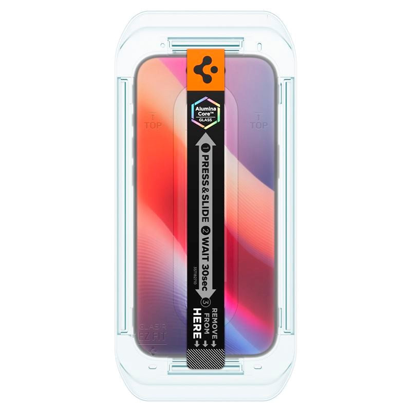 iPhone Air Spigen Glass tR EZ Fit Screen Protector Glass - 2 pcs - Transparent