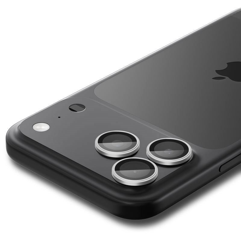 iPhone 17 Pro / 17 Pro Max / 16 Pro / 16 Pro Max / 15 Pro / 15 Pro Max / 14 Pro / 14 Pro Max Spigen Glass tR EZ Fit Optik Pro Camera Lens Protection Glass - 2 pcs - Silver