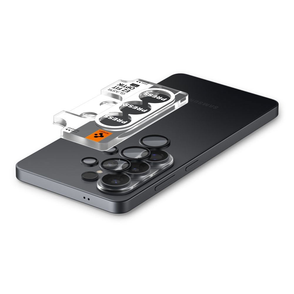 Samsung Galaxy S26 Ultra Spigen Glass tR EZ Fit Optik Pro Camera Lens Protector Glass - 2 pcs - Black