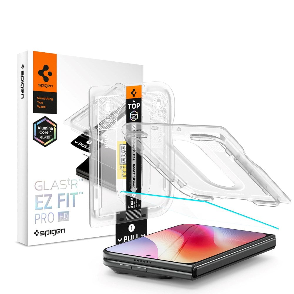 iPhone Duo Spigen Glass tR EZ Fit Pro HD Screen Protector - Transparent