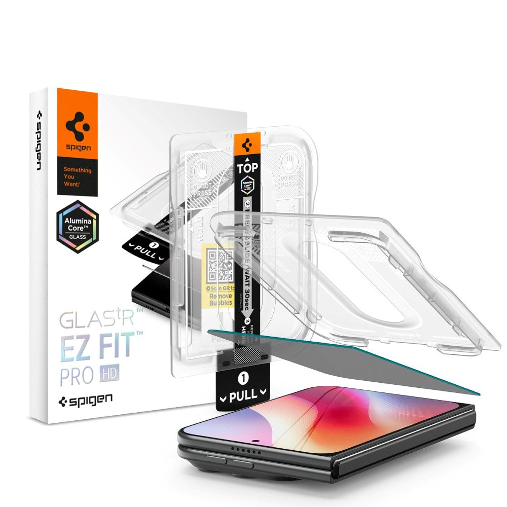 iPhone Duo Spigen Glass tR EZ Fit Pro HD Privacy Screen Protector - Transparent