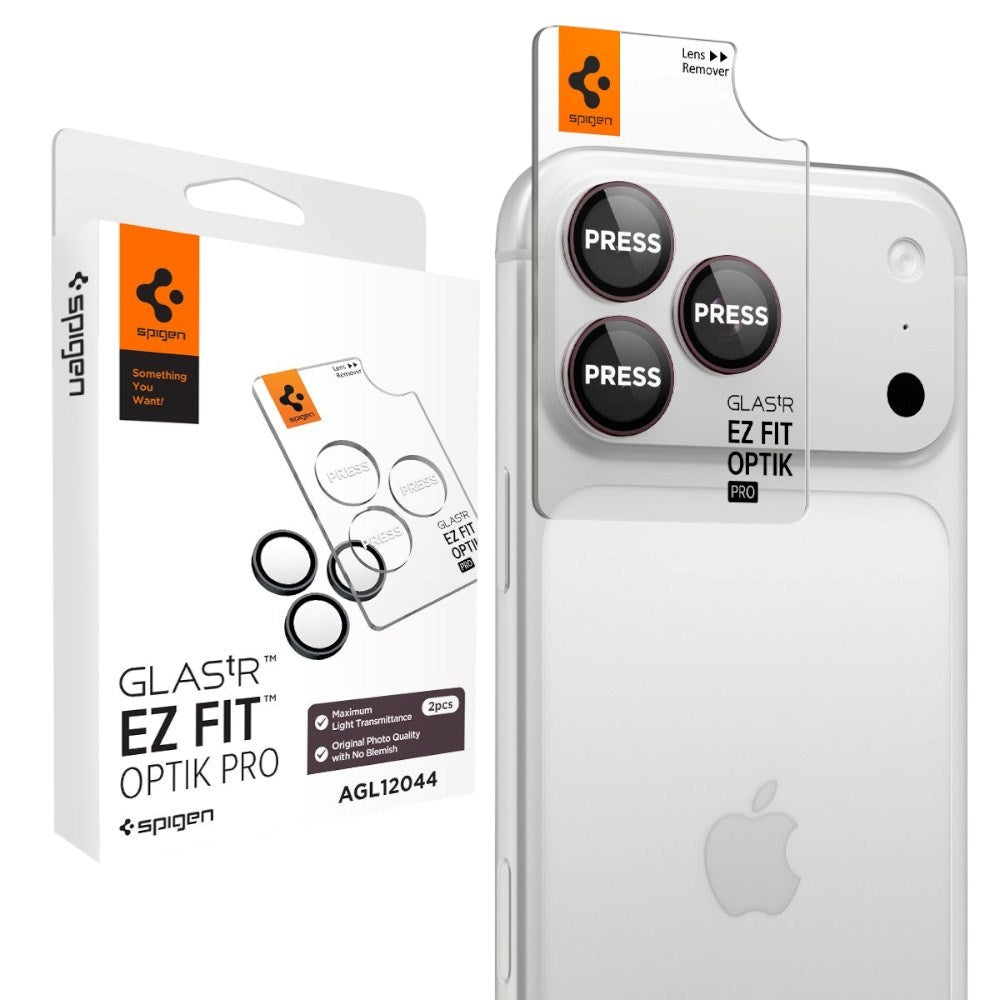 iPhone 18 Pro / 18 Pro Max Spigen Glass tR EZ Fit Optik Pro Camera Lens Protector - 2 pcs - Purple