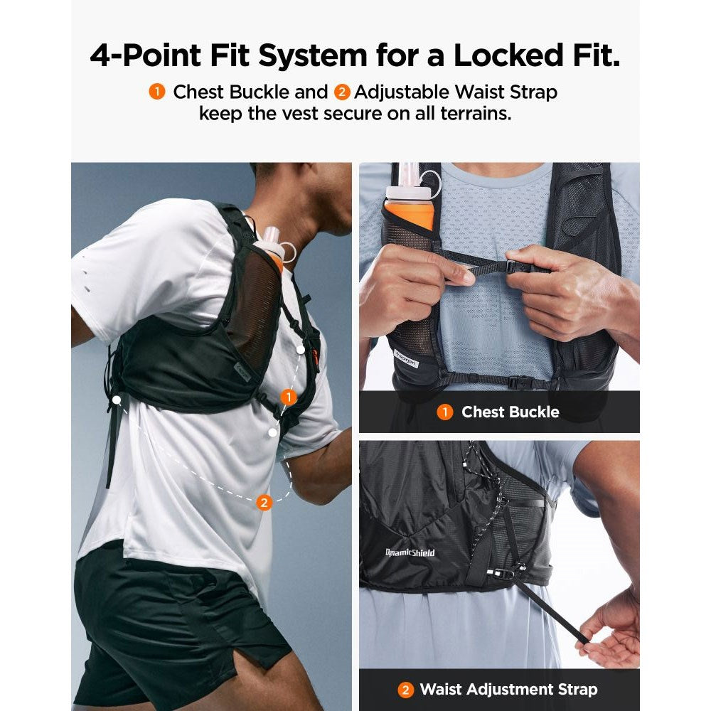 Spigen Dynamic Running Vest - Size M / L - Black