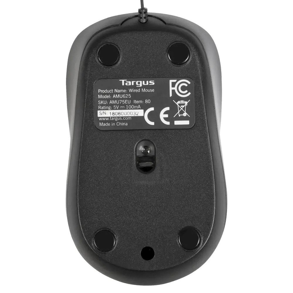 Targus Compact Blue Trace Mouse - Black