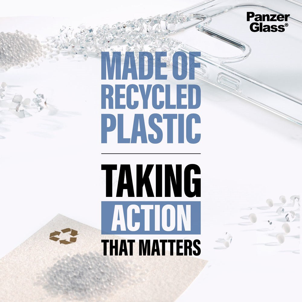 iPhone 16 PanzerGlass 3-i-1 Bundle m. EasyAligner - Screen Protector (UWF) / Case / Camera Protection - Transparent / Black