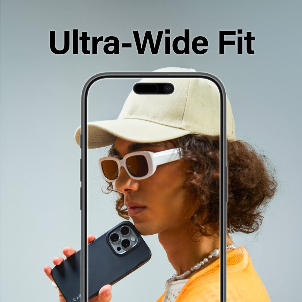 CARE By PanzerGlass iPhone 16 Pro 3-i-1 FLAGSHIP Bundle - Screen Protector (UWF) / Case / Camera Protection - Transparent