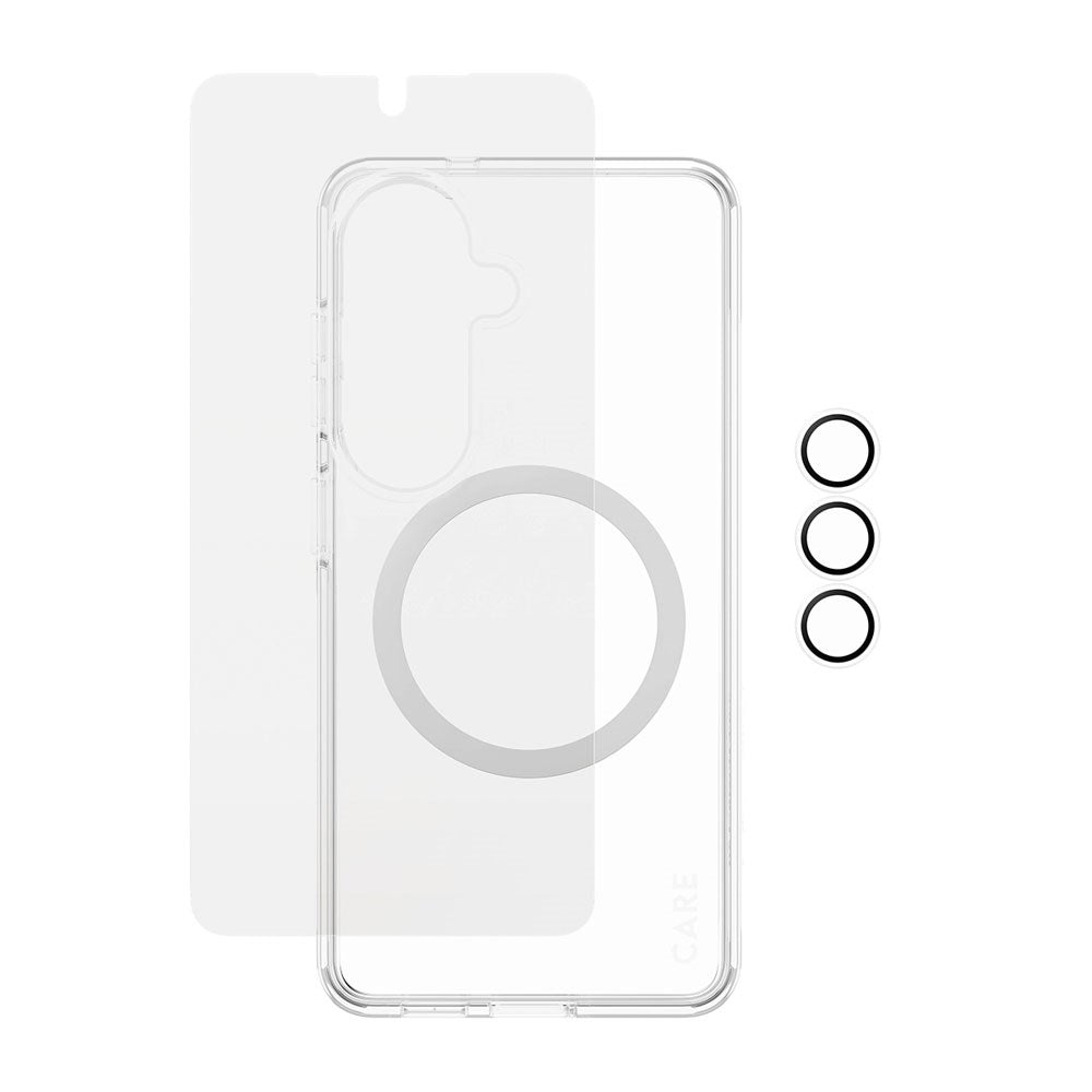Samsung Galaxy S26 Urban Combat 3-in-1 Bundle with Case / Screen Protector / Camera Protection - Qi Compatible - Transparent