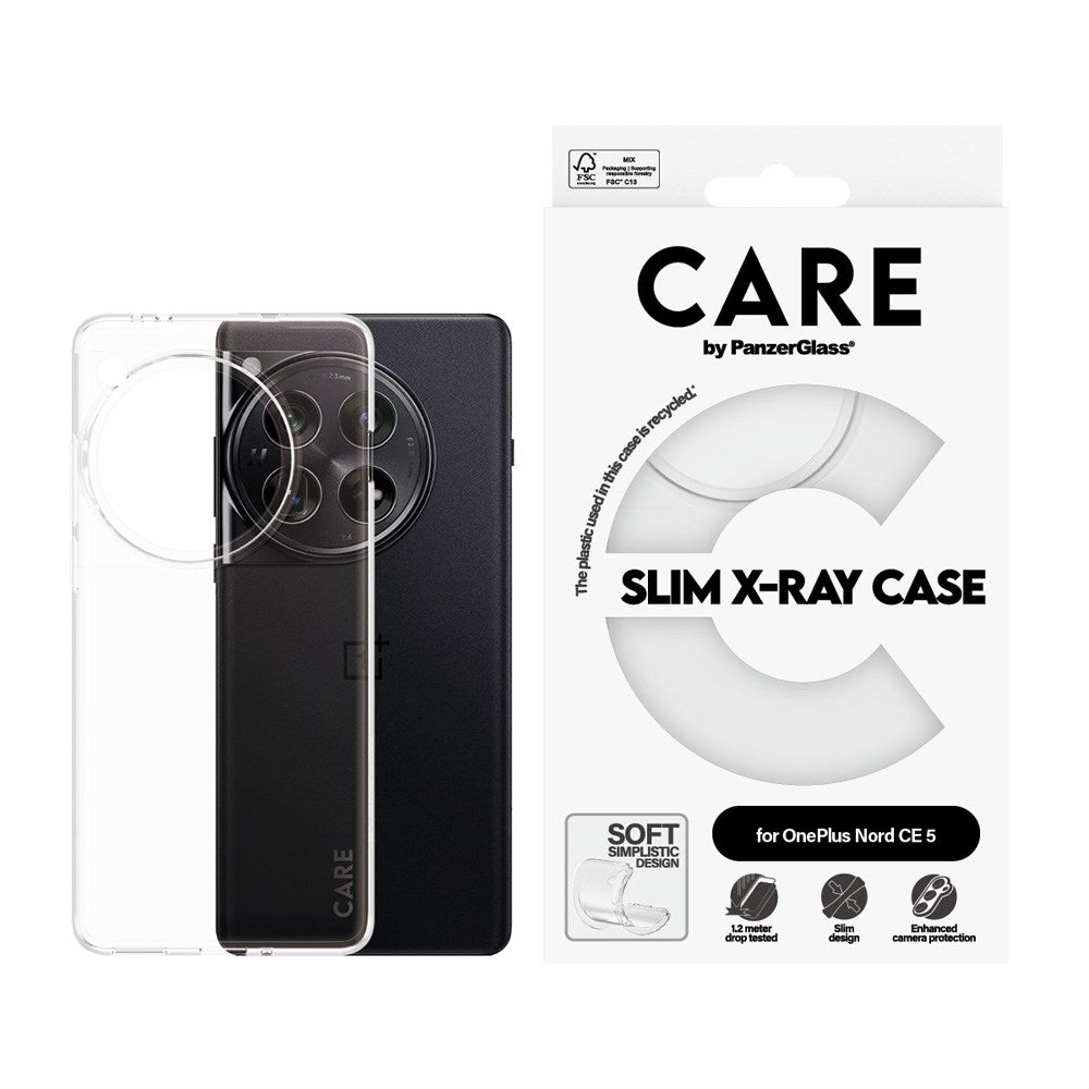 CARE by PanzerGlass OnePlus Nord CE5 FASHION X-Ray Soft Basic Case - Transparent