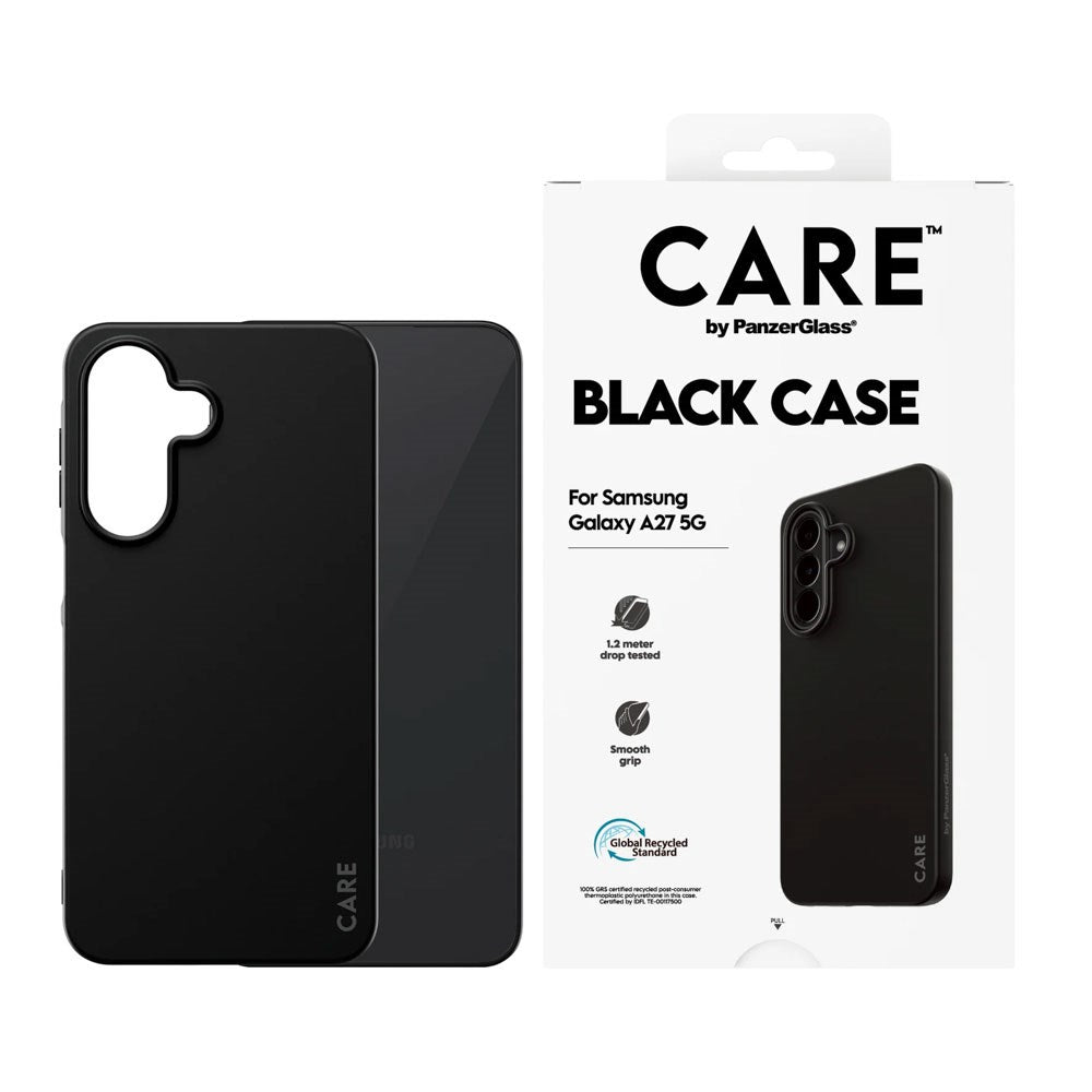 Samsung Galaxy A27 CARE by PanzerGlass Fearlessly Fashionable Case - Black