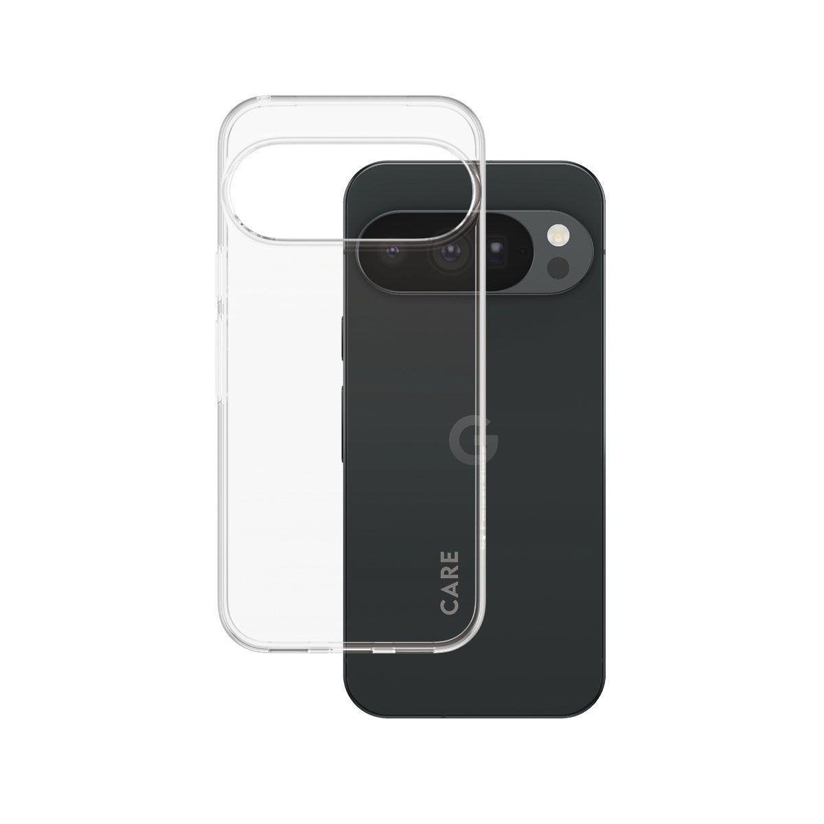 Google Pixel 11 / 11 Pro CARE by PanzerGlass FASHION X-Ray Soft Basic Case - Transparent