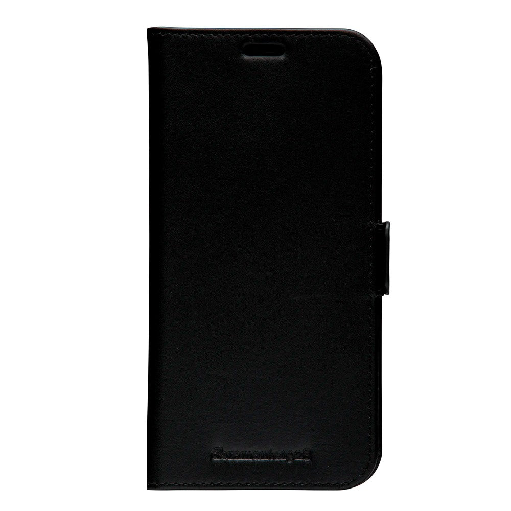 iPhone 12 Pro Max dbramante1928 Copenhagen Slim Genuine Leather Flip Case with Wallet - Black