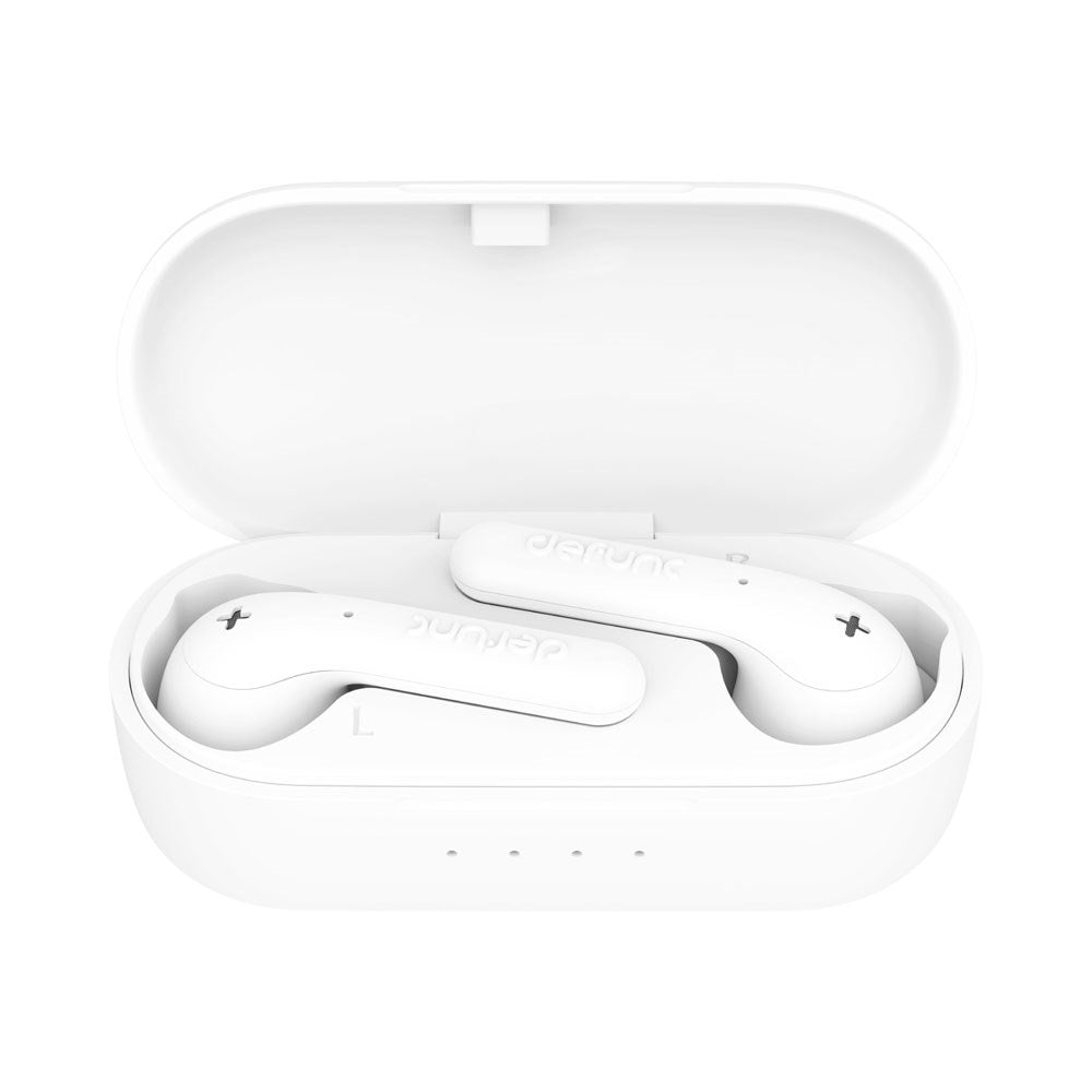 Defunc True Music Hybrid Wireless Headphones - In-Ear - White