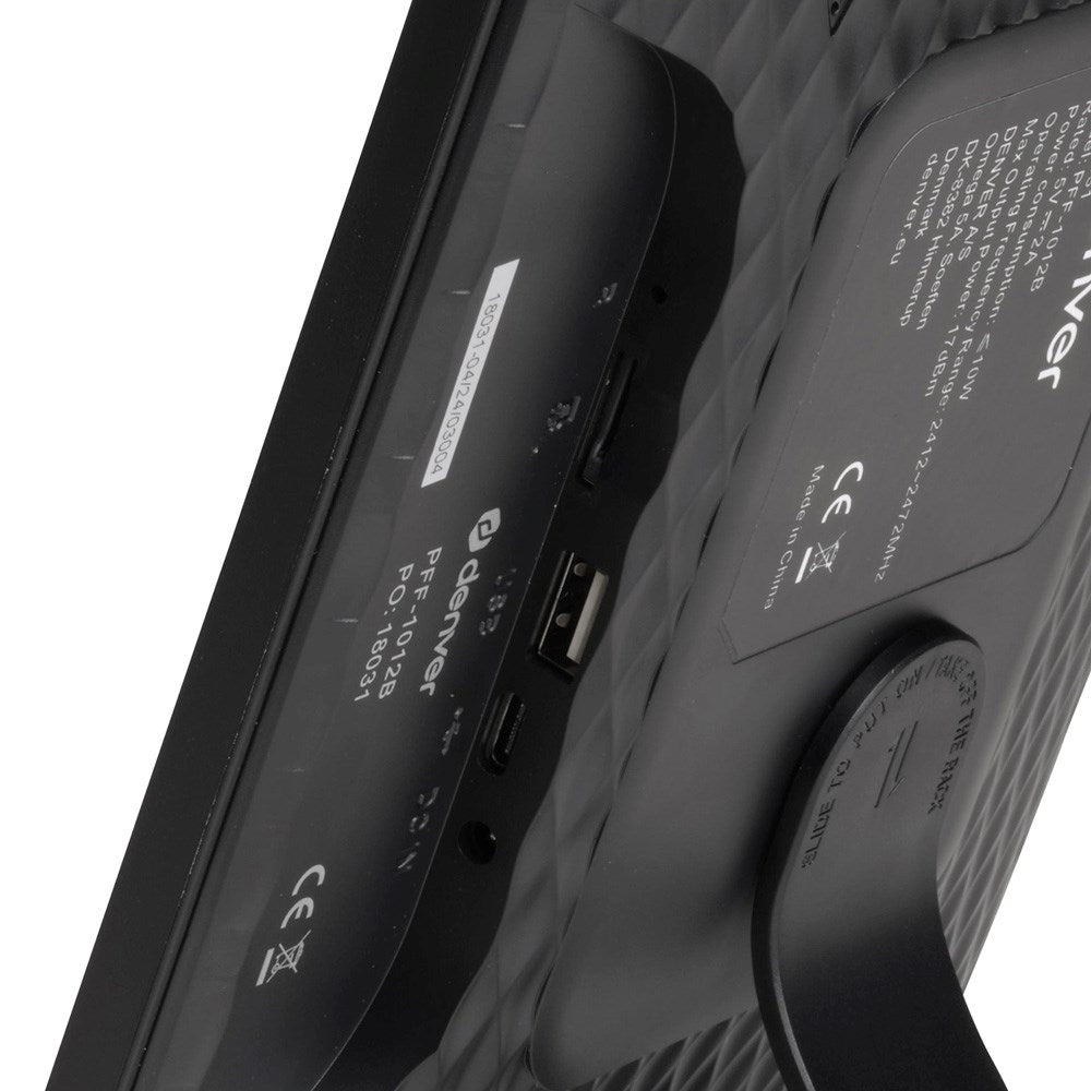 Denver Digital WiFi Photo Frame - Frameo - 10.1" - 16GB - Black