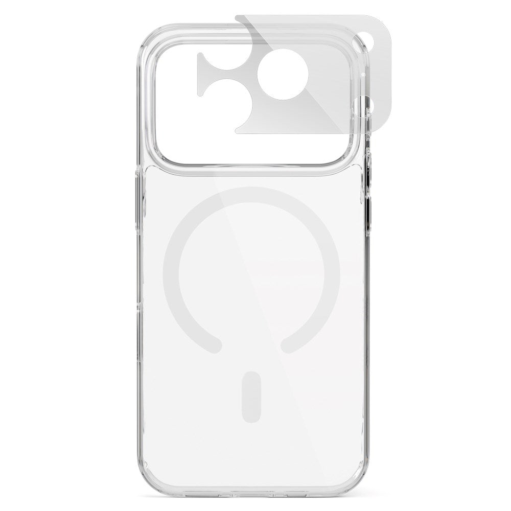 iPhone 18 Pro / 17 Pro Epico Hero Mag+ Case with Camera Protection - MagSafe Compatible - Transparent