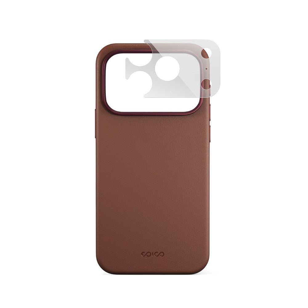 iPhone 18 Pro / 17 Pro Epico Leather Pro Mag+ Case with Camera Protection - MagSafe Compatible - Brown