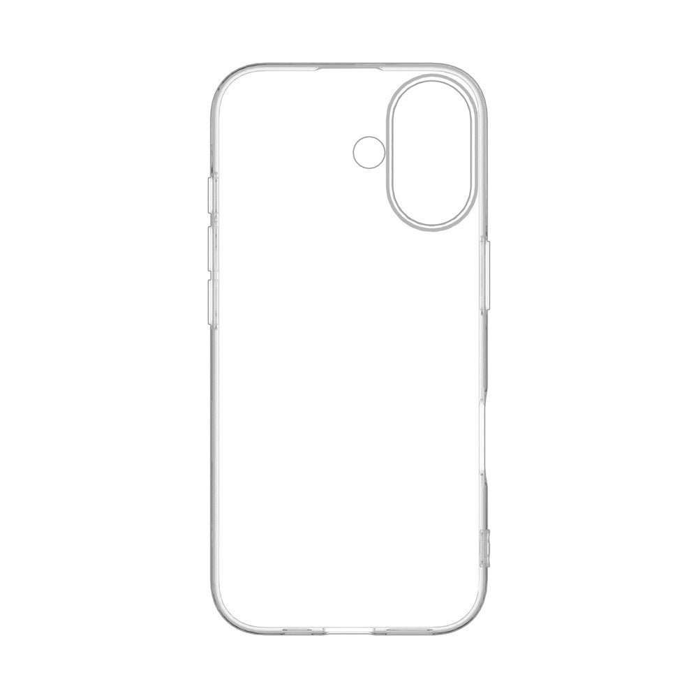 eSTUFF iPhone 17 INFINITE VIENNA Flexible Plastic Case - 100% Recycled Plastic - Transparent