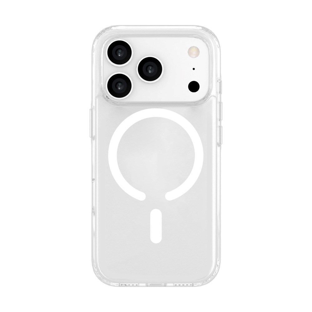 eSTUFF iPhone 17 Pro INFINITE OSLO Hybrid Plastic Case - MagSafe Compatible - Transparent