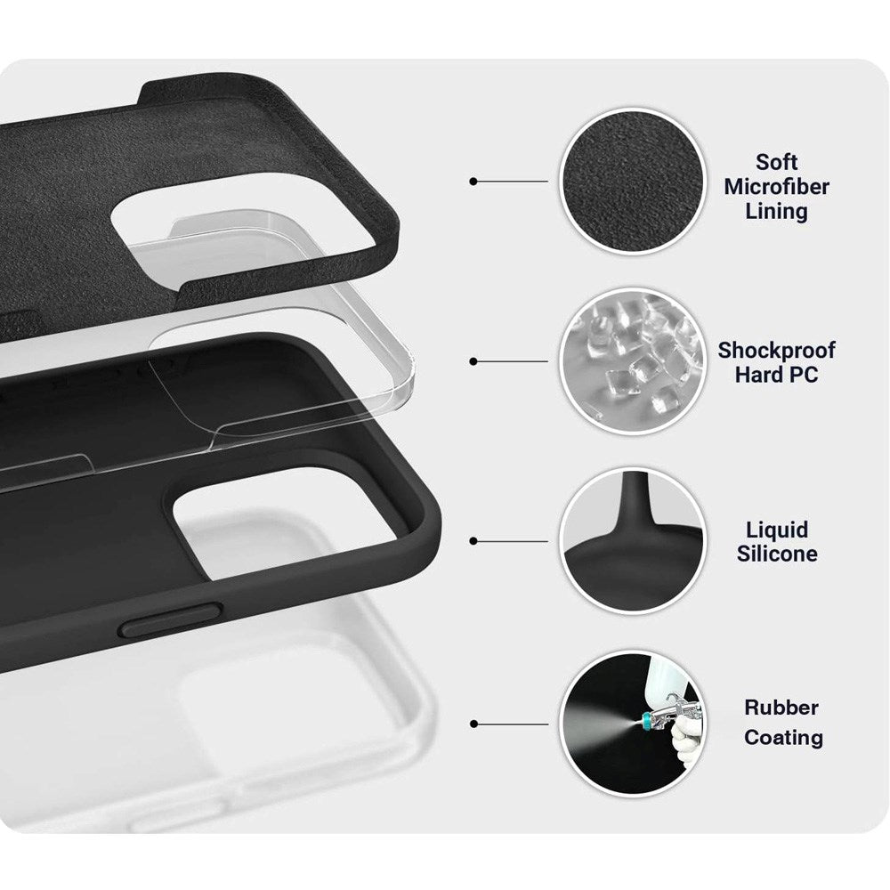 eSTUFF iPhone 17 Pro INFINITE ROME Case - Recycled Materials - Black