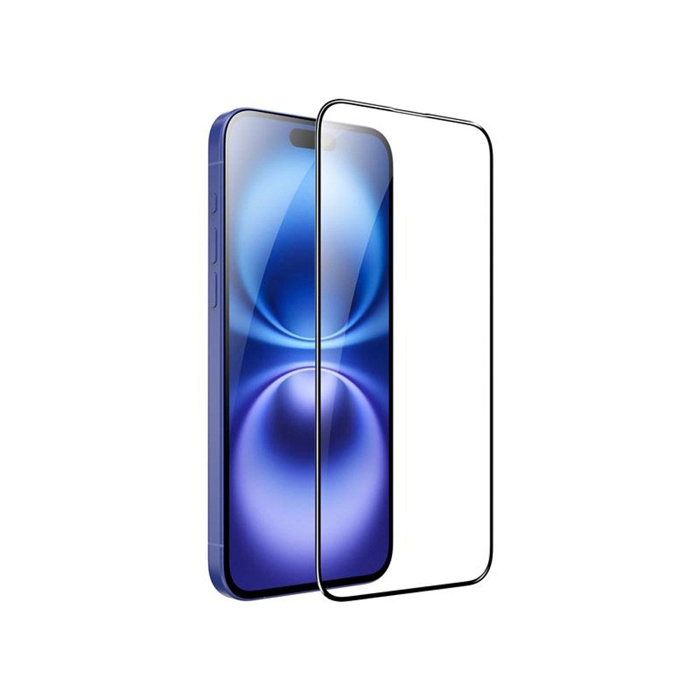 iPhone 15 / 16 Mobile Origin EasyGlass Screen Protector - Transparent / Black Edge