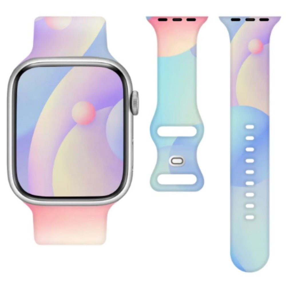 Universal Smartwatch (22mm) Telcon Silicone Strap - Multicolored