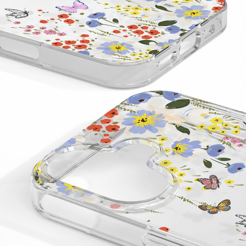 iDeal Of Sweden iPhone 16 Clear Case - Artistic Garden