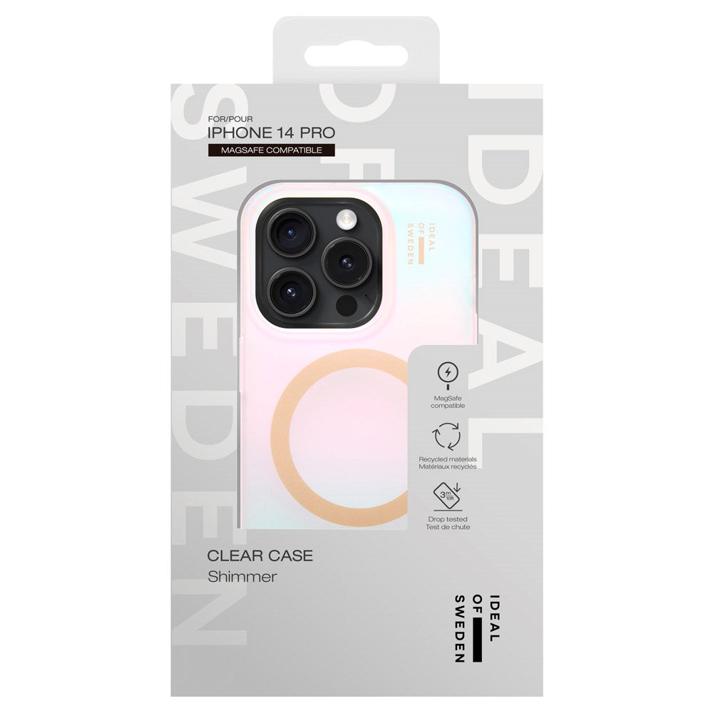 iDeal Of Sweden iPhone 14 Pro Clear Case - MagSafe Compatible - Shimmer