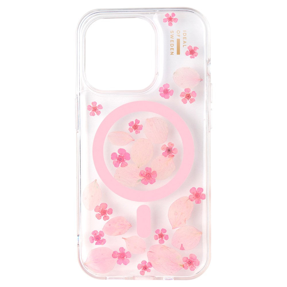 iDeal Of Sweden iPhone 15 Pro Clear Case - MagSafe Compatible - Cherry Blossom