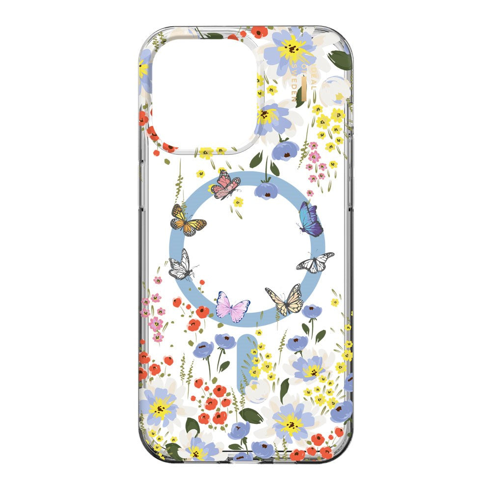 iDeal Of Sweden iPhone 15 Pro Max Clear Case - MagSafe Compatible - Artistic Garden