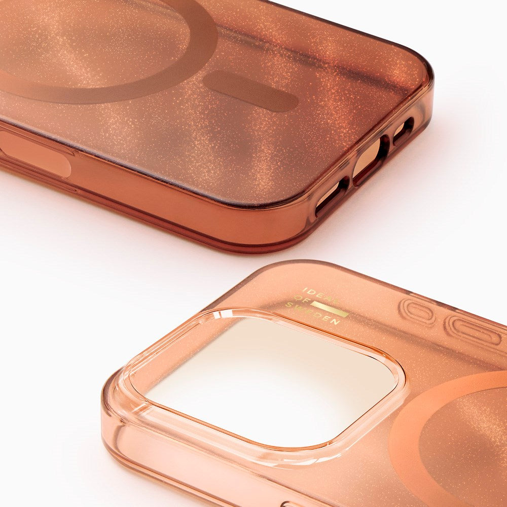 iPhone 16 Pro iDeal Of Sweden Clear Case - MagSafe Compatible - Mocha Mousse