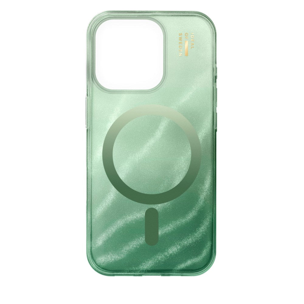 iPhone 16 Pro Max iDeal Of Sweden Clear Case - MagSafe Compatible - Sage Green
