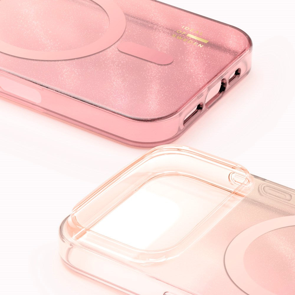 iPhone 17 Pro iDeal Of Sweden Clear Case - MagSafe Compatible - Rose Blush