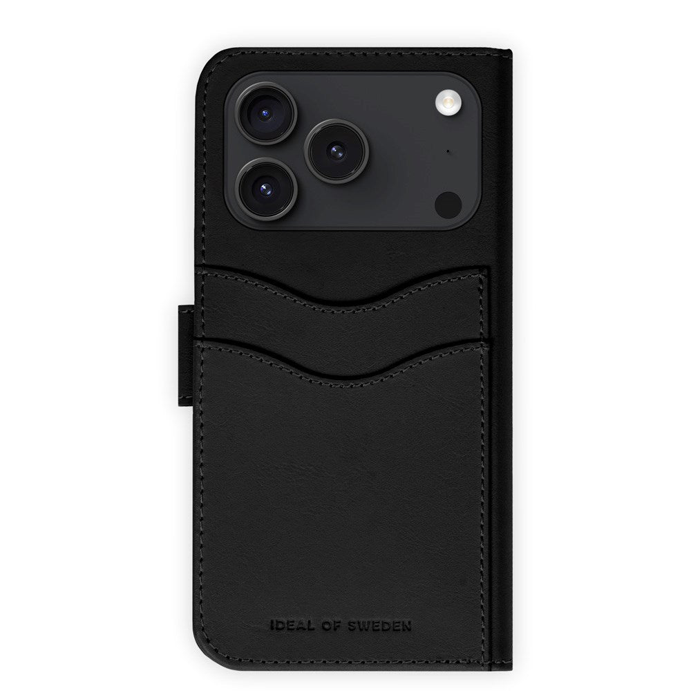 iDeal Of Sweden iPhone 17 Magnet Wallet+ Case - MagSafe Compatible - Black