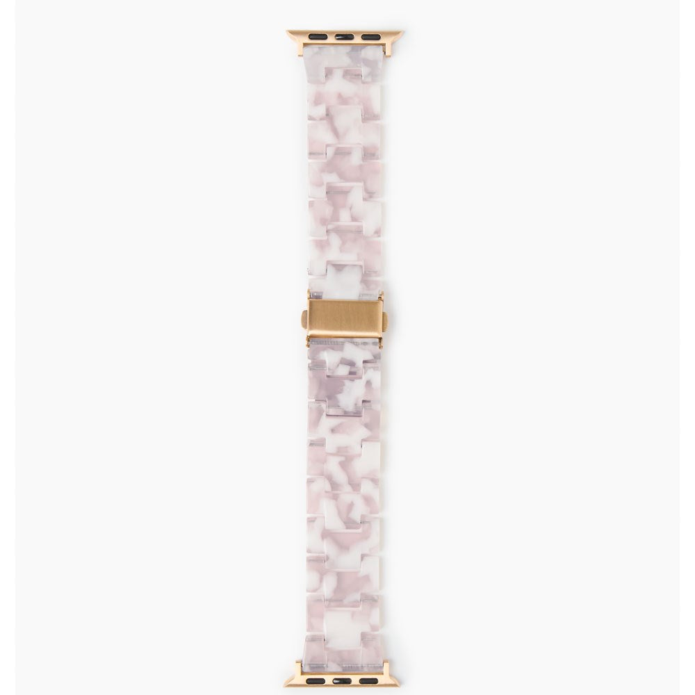 Apple Watch (42/44/SE/45/46/49mm) iDeal of Sweden Resin Watch Strap - Pink Pearl
