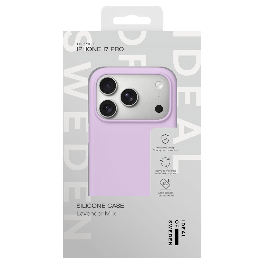 iPhone 17 Pro iDeal Of Sweden Silicone Case - Lavender Milk