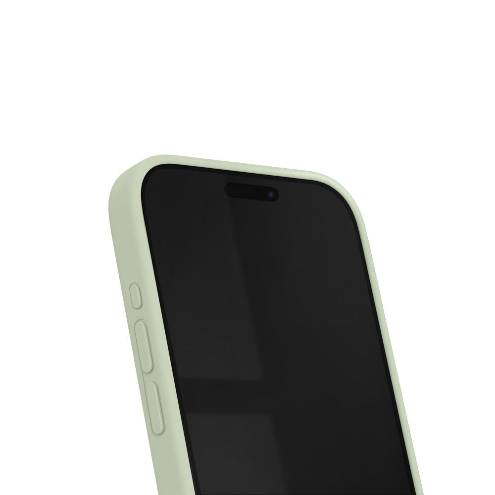 iPhone 15 Pro iDeal Of Sweden Silicone Case - Sage Green