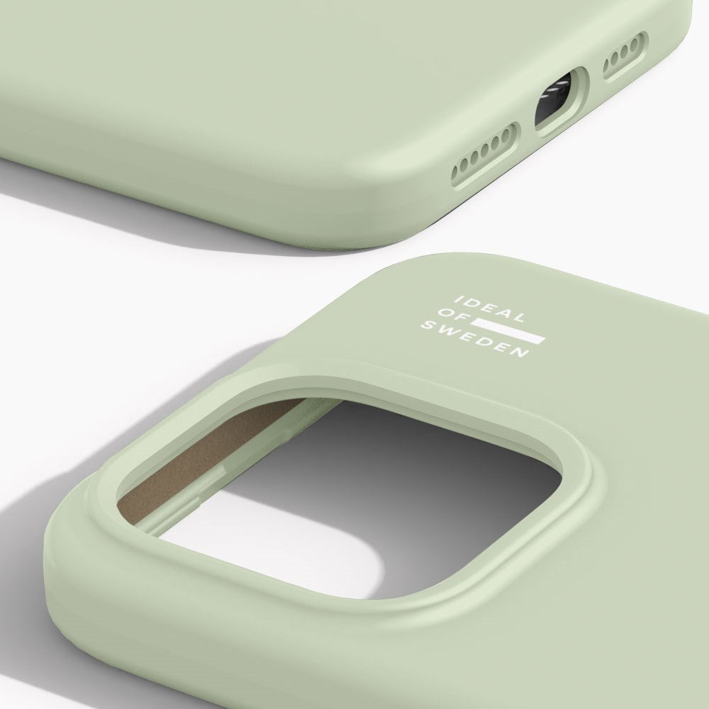iPhone 15 Pro Max iDeal Of Sweden Silicone Case - Sage Green