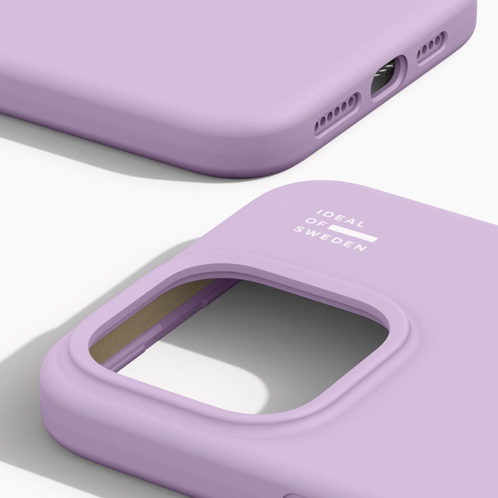 iPhone 15 Pro Max iDeal Of Sweden Silicone Case - MagSafe Compatible - Lavender Milk
