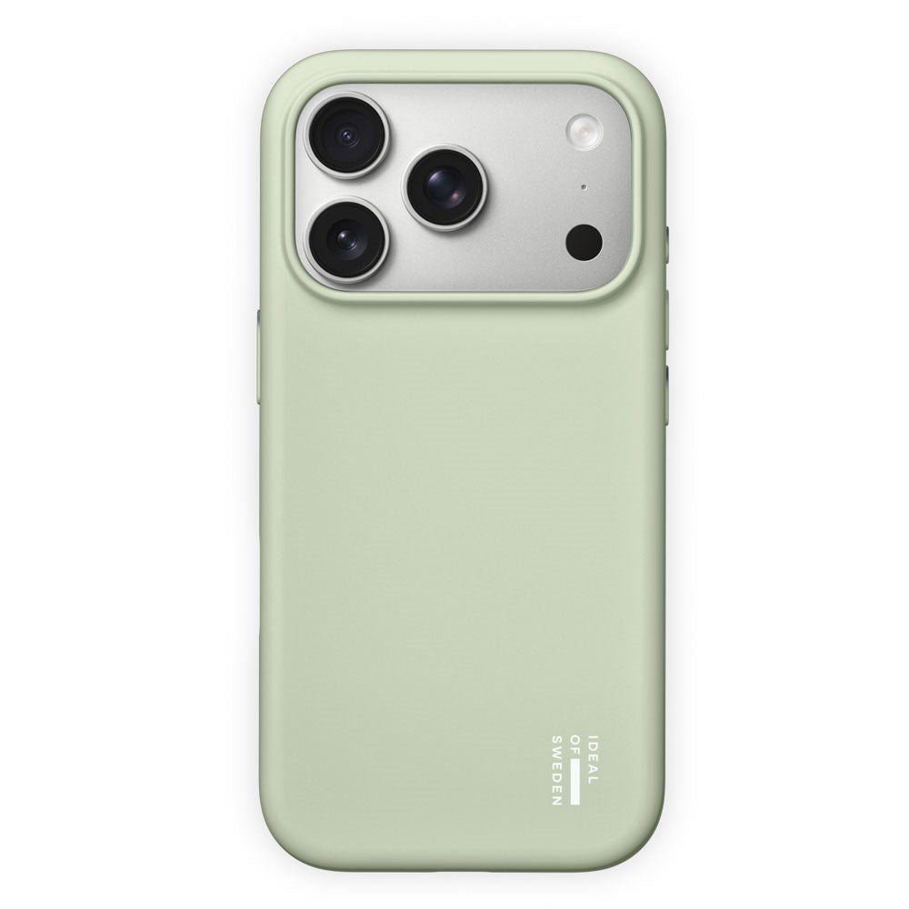 iPhone 17 Pro Max iDeal Of Sweden Silicone Case - MagSafe Compatible - Sage Green