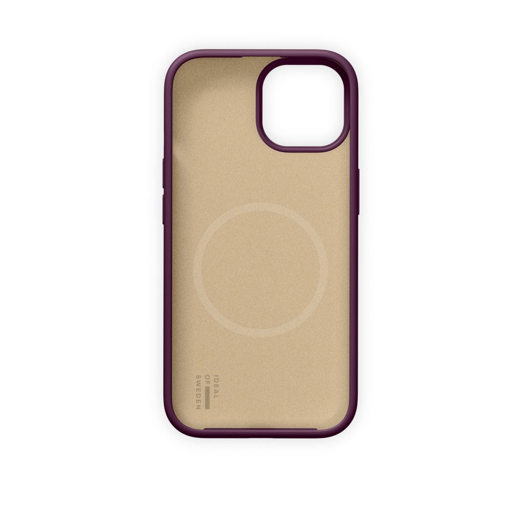iPhone 17e / 16e / 15 / 14 / 13 iDeal of Sweden Soft Swirl Silicone Case - MagSafe Compatible - Velvet Plum