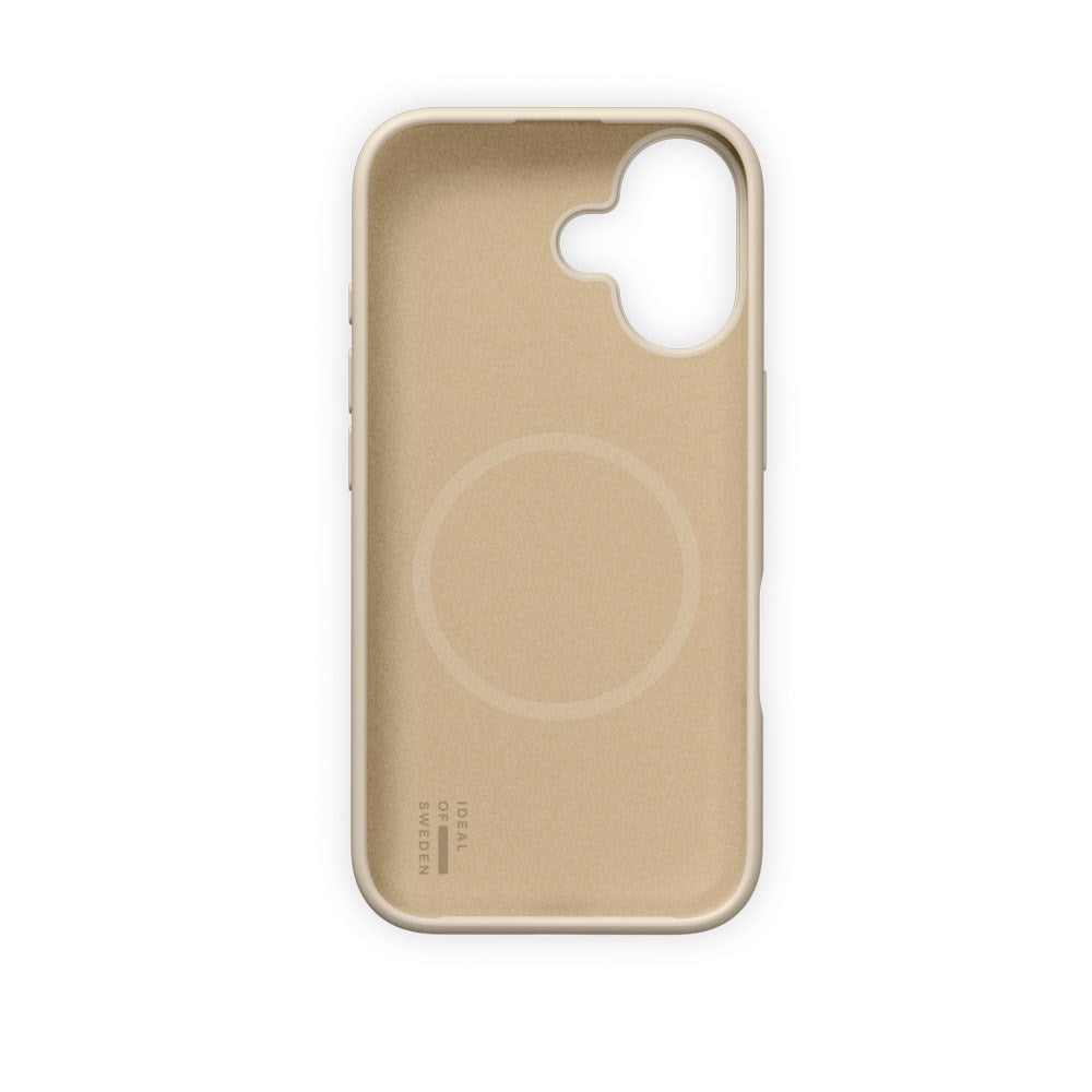 iPhone 16 iDeal of Sweden Soft Swirl Silicone Case - MagSafe Compatible - Cloud Dancer