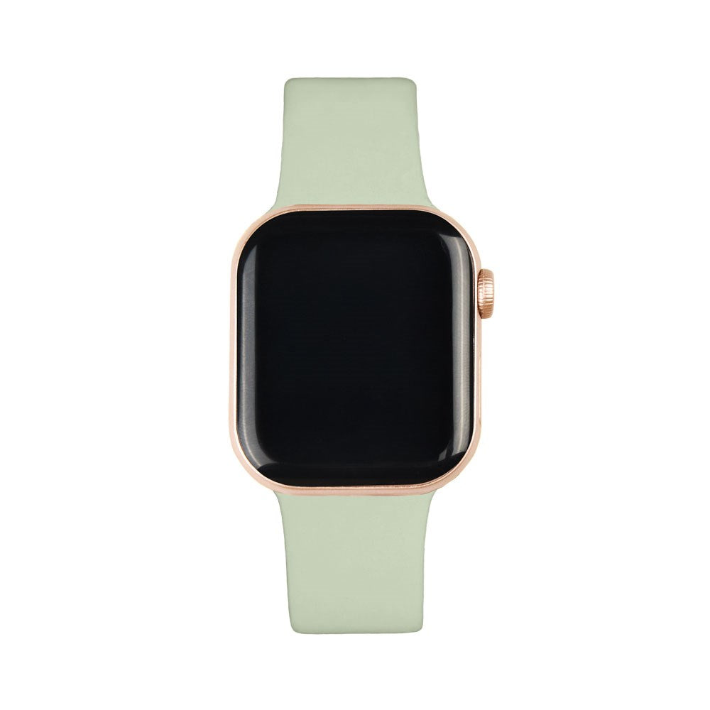 Apple Watch (38/40/SE/41/42mm) iDeal of Sweden Silicone Watch Strap - Size S/M - Sage Green