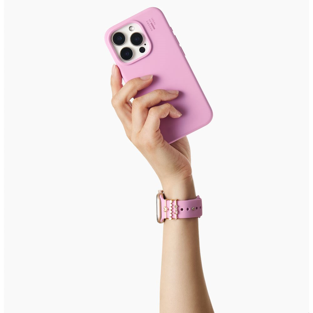 Apple Watch (42/44/SE/45/46/49mm) iDeal of Sweden Silicone Watch Strap - Size M/L - Bubblegum Pink