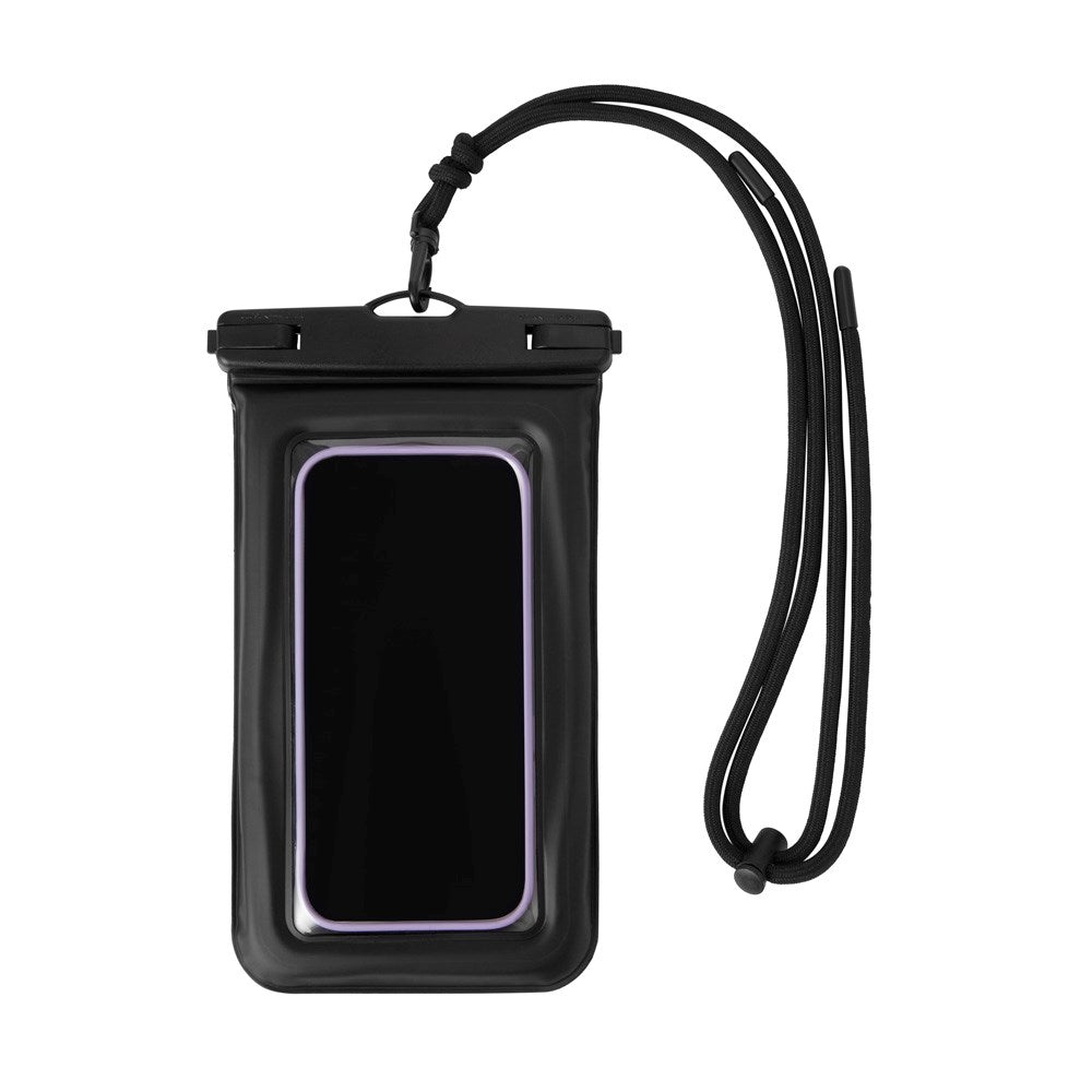 iDeal of Sweden Universal Waterproof Case with Adjustable Strap - Black (Max. Mobile Size: 220 x 120 mm)