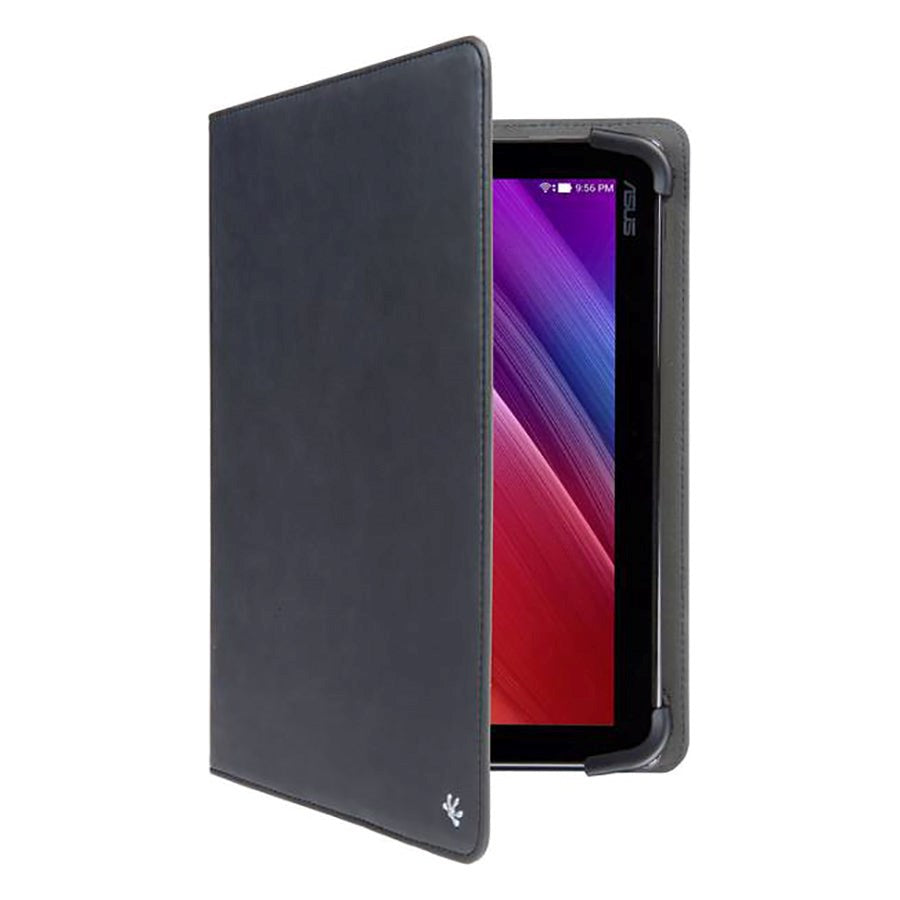 Universal 10" Gecko Easy-Click Leather Case - Black