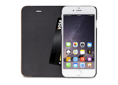 dbramante1928 RISSKOV Wood iPhone 6 Plus / 6S Plus Flip Case - Hunter dark