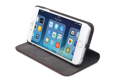 dbramante1928 RISSKOV Wood iPhone 6 Plus / 6S Plus Flip Case - Hunter dark