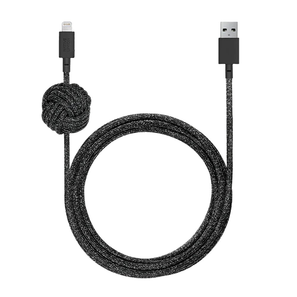 Native Union Night Cable USB-A to Lightning 3 meters. - Cosmos